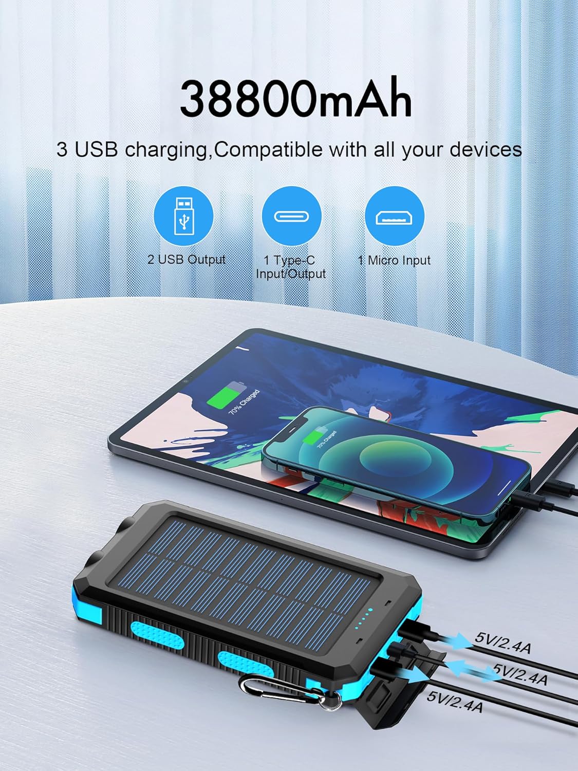 SunVault Portable Power Bank